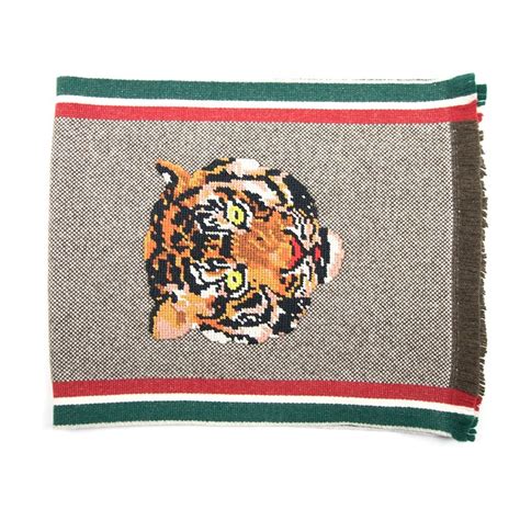 gucci tiger shawl|Gucci scarf clearance.